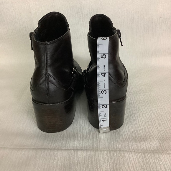 KAREN SCOTT “Rodeo” Brown Leather Booties SZ-7W - Picture 11 of 12